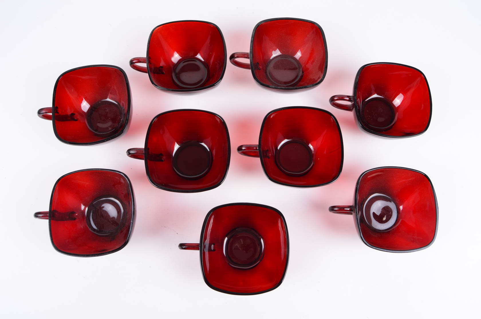 Collection of Ruby Red Dishes
