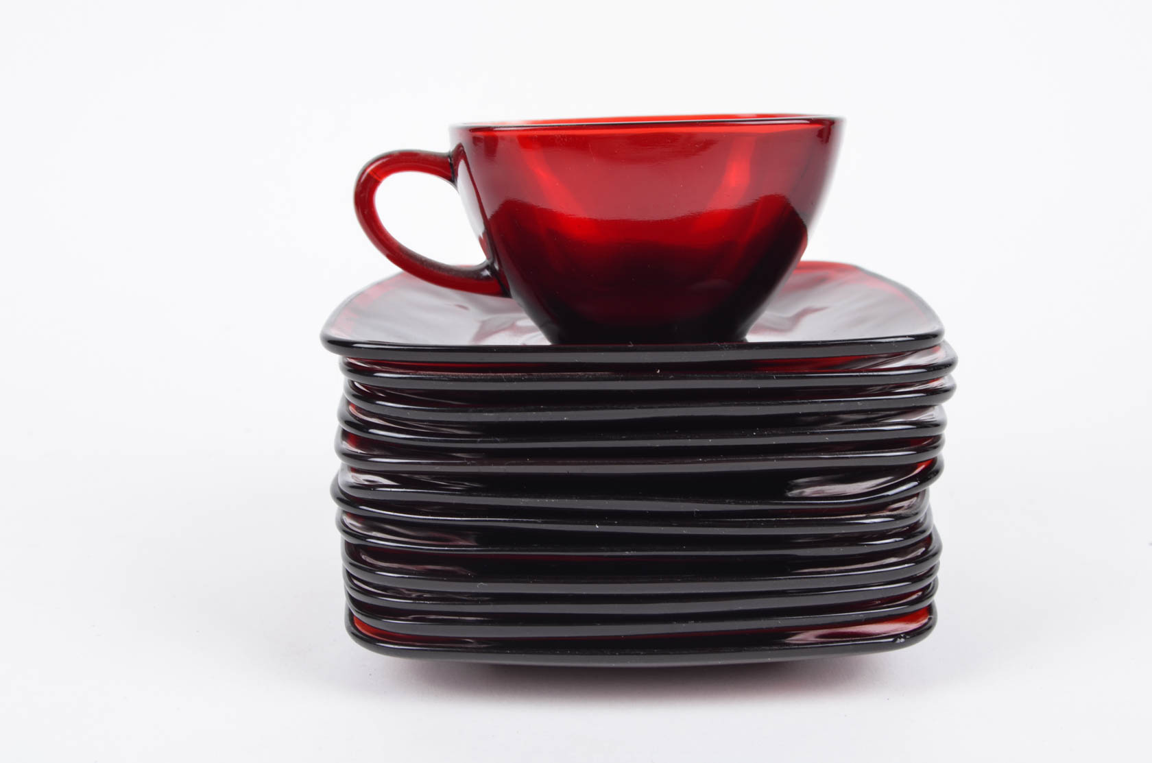 Collection of Ruby Red Dishes