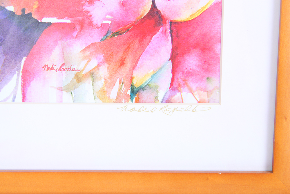 Original Watercolor by Nadine Ramelb