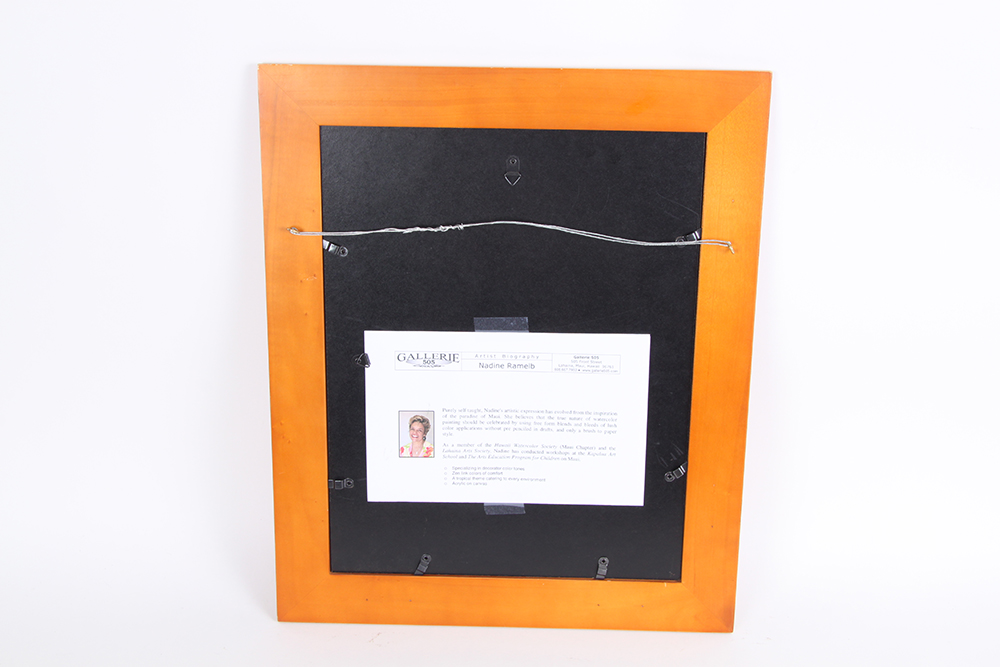 Original Watercolor by Nadine Ramelb