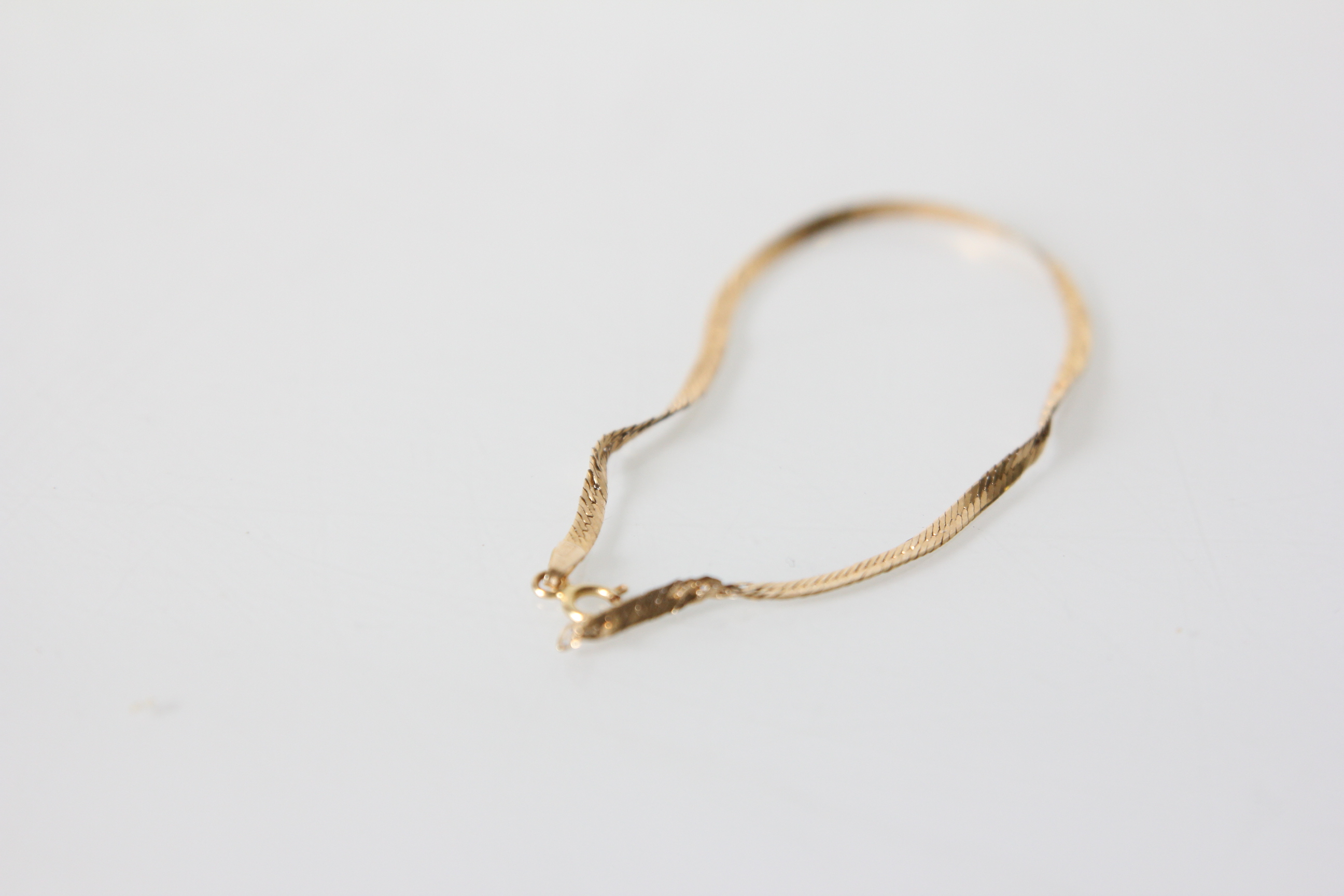 Two 14K Yellow Gold Bracelets