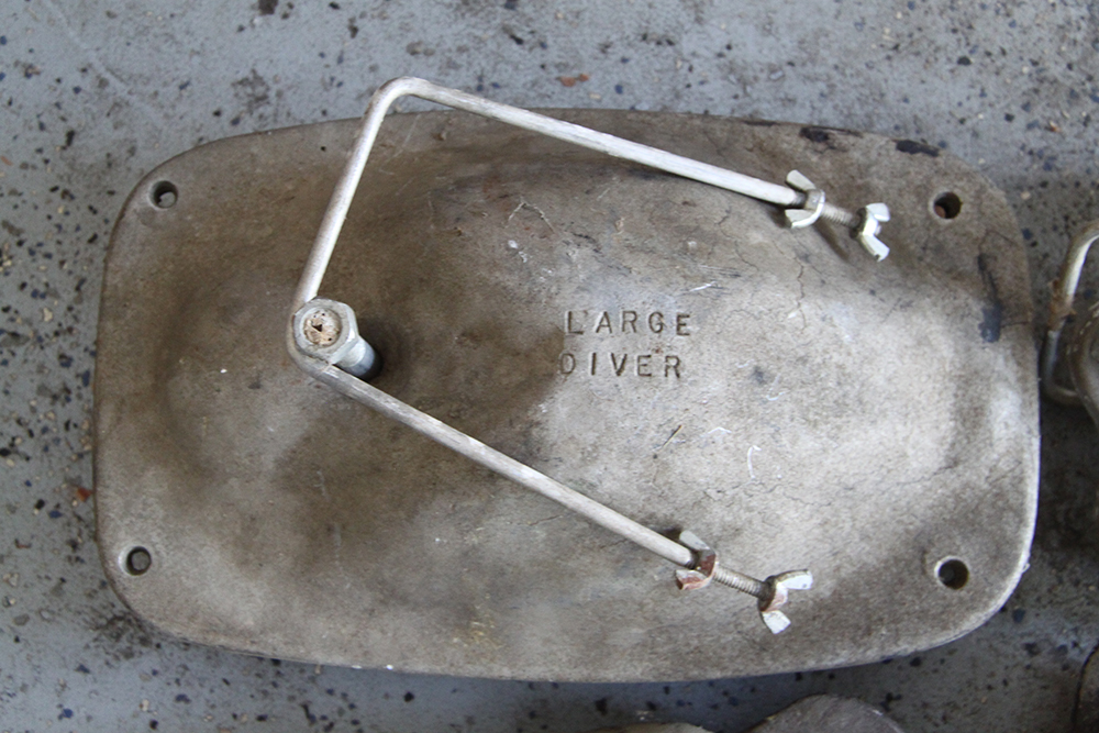 Large Diver Cement Duck Decoy Mold