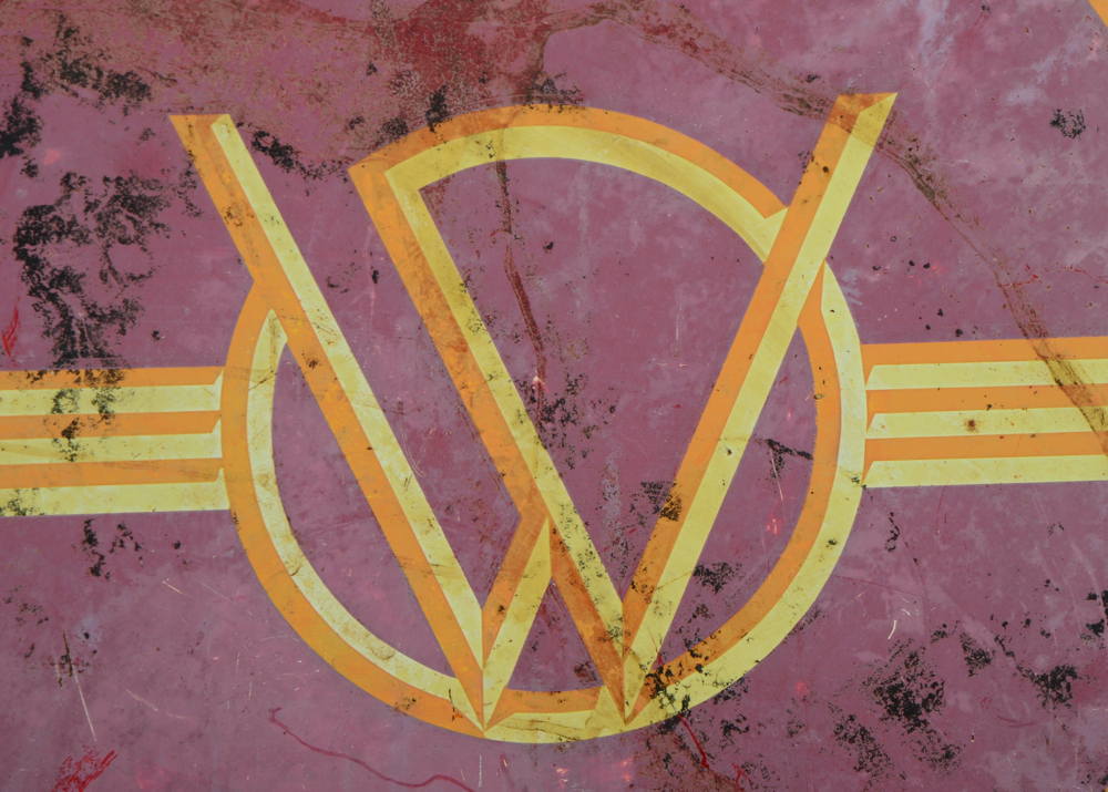 Vintage Willys Sales and Service Metal Sign