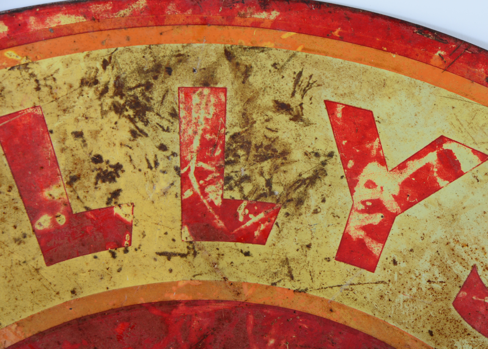 Vintage Willys Sales and Service Metal Sign