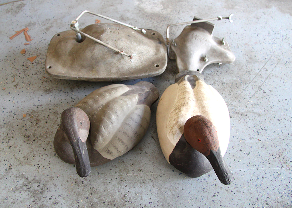 Large Diver Cement Duck Decoy Mold