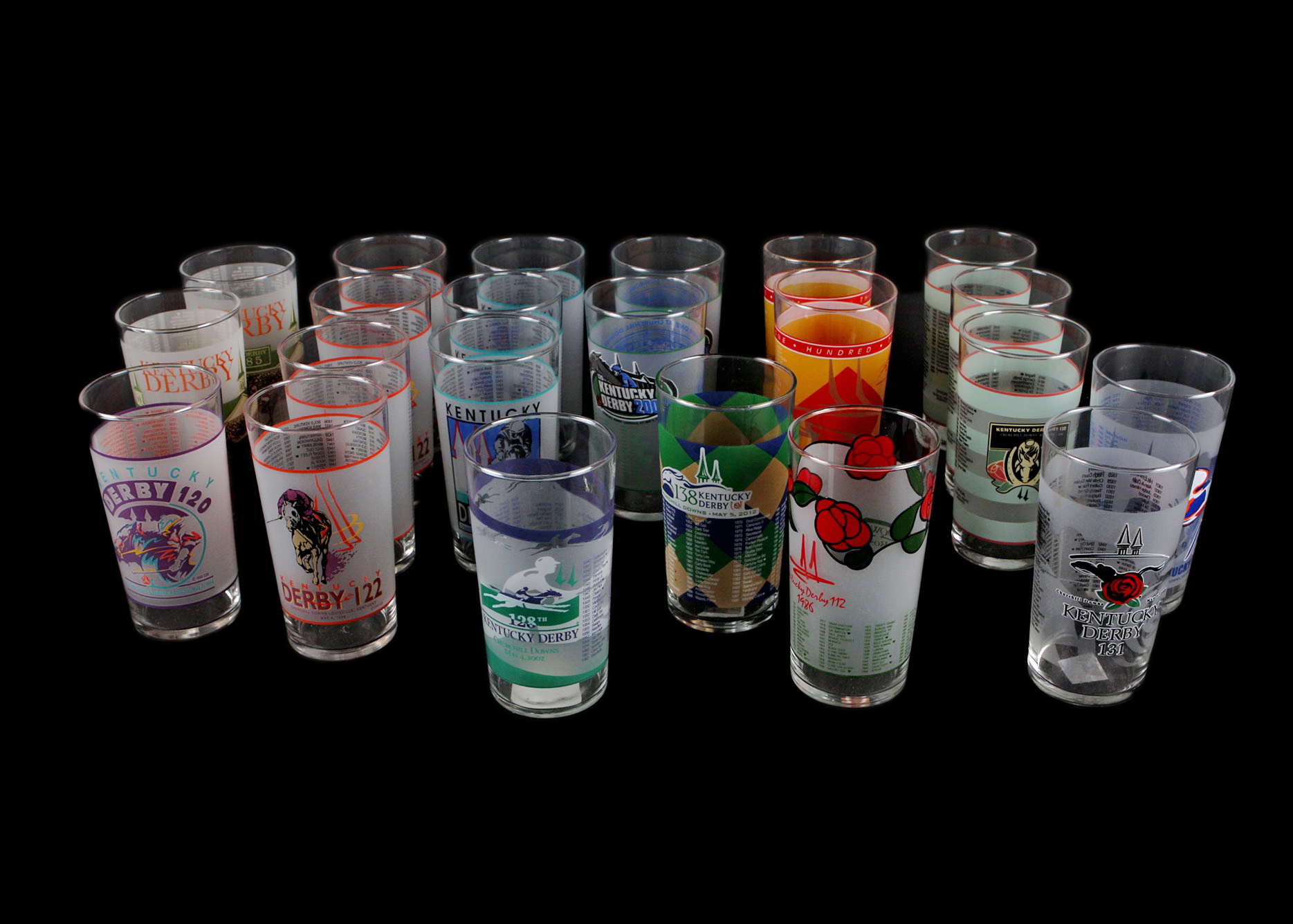 Kentucky Derby Glass Collection