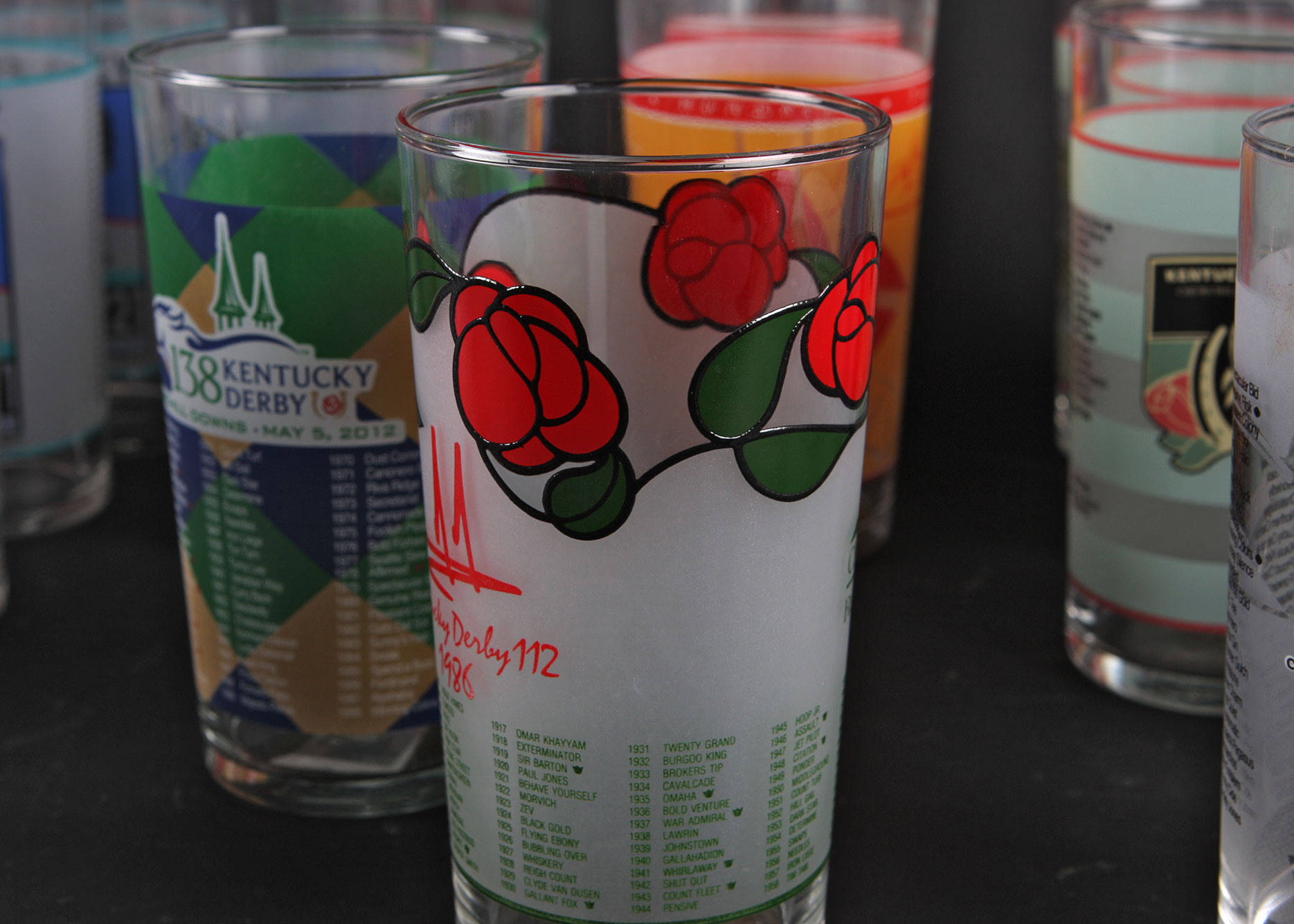 Kentucky Derby Glass Collection