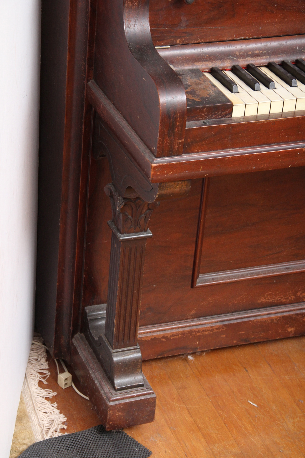 Stultz & Bauer 1895 Upright Grand Piano