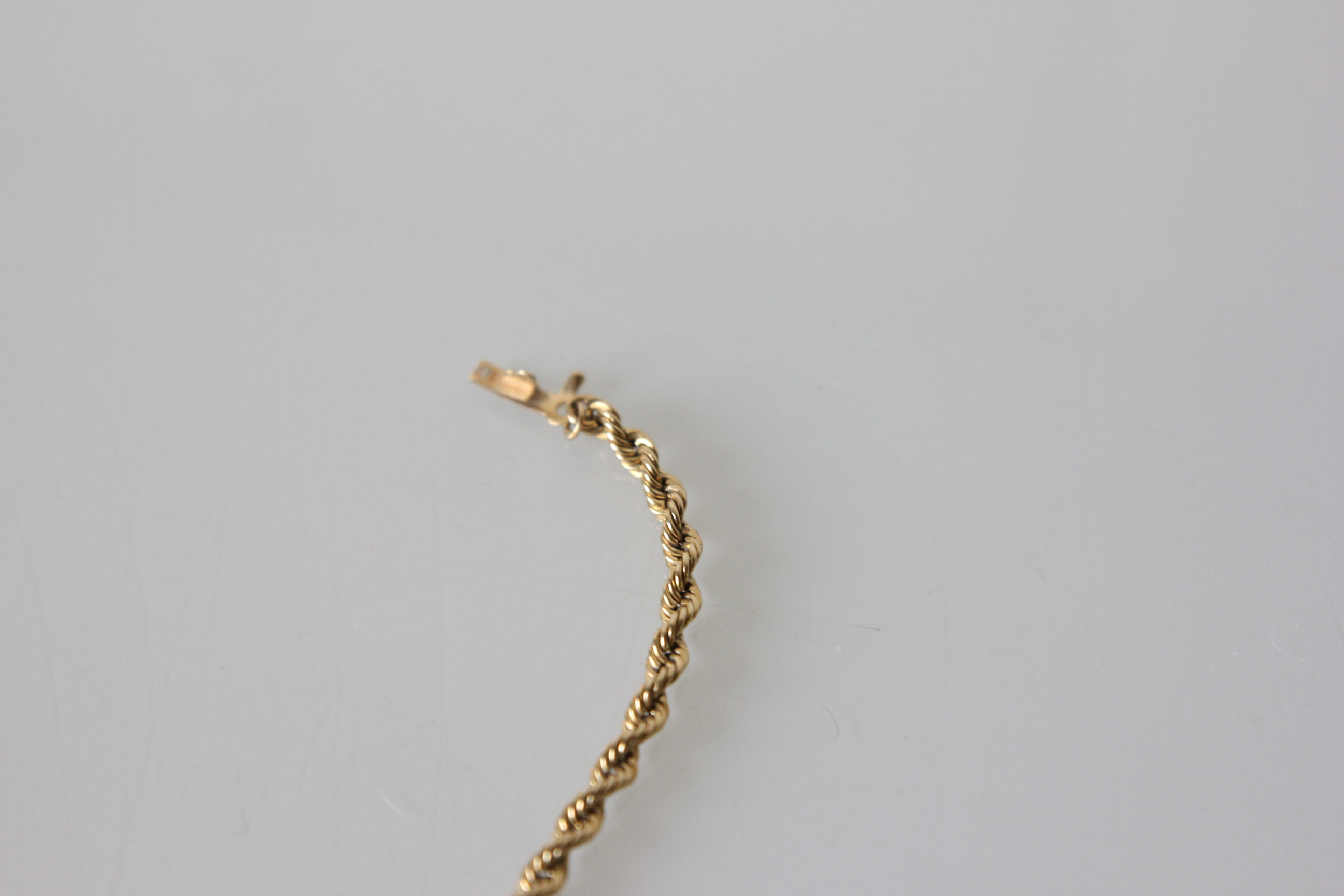 14K Gold Matching Necklace and Bracelet
