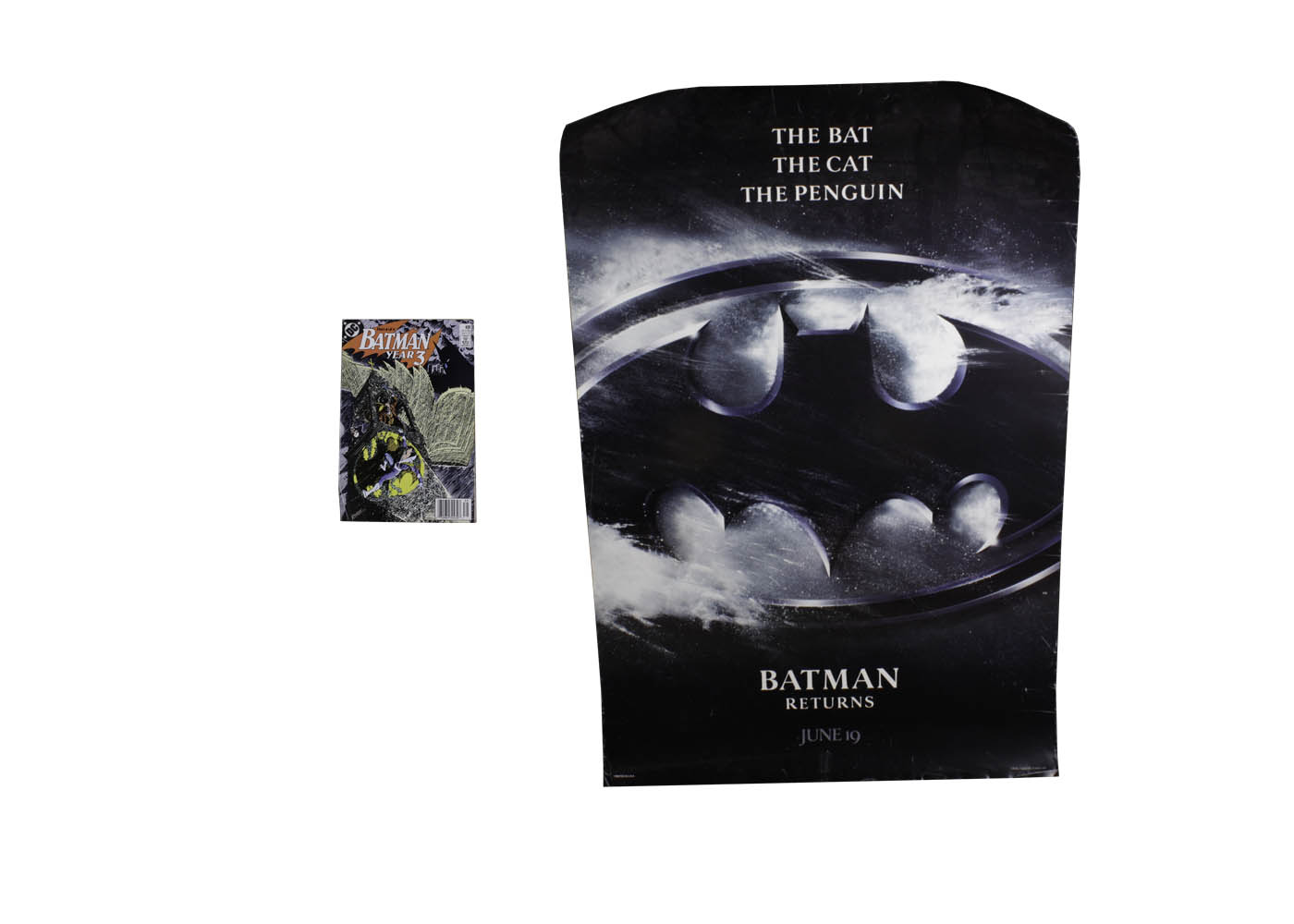 DC Comics Batman Poster and Comic