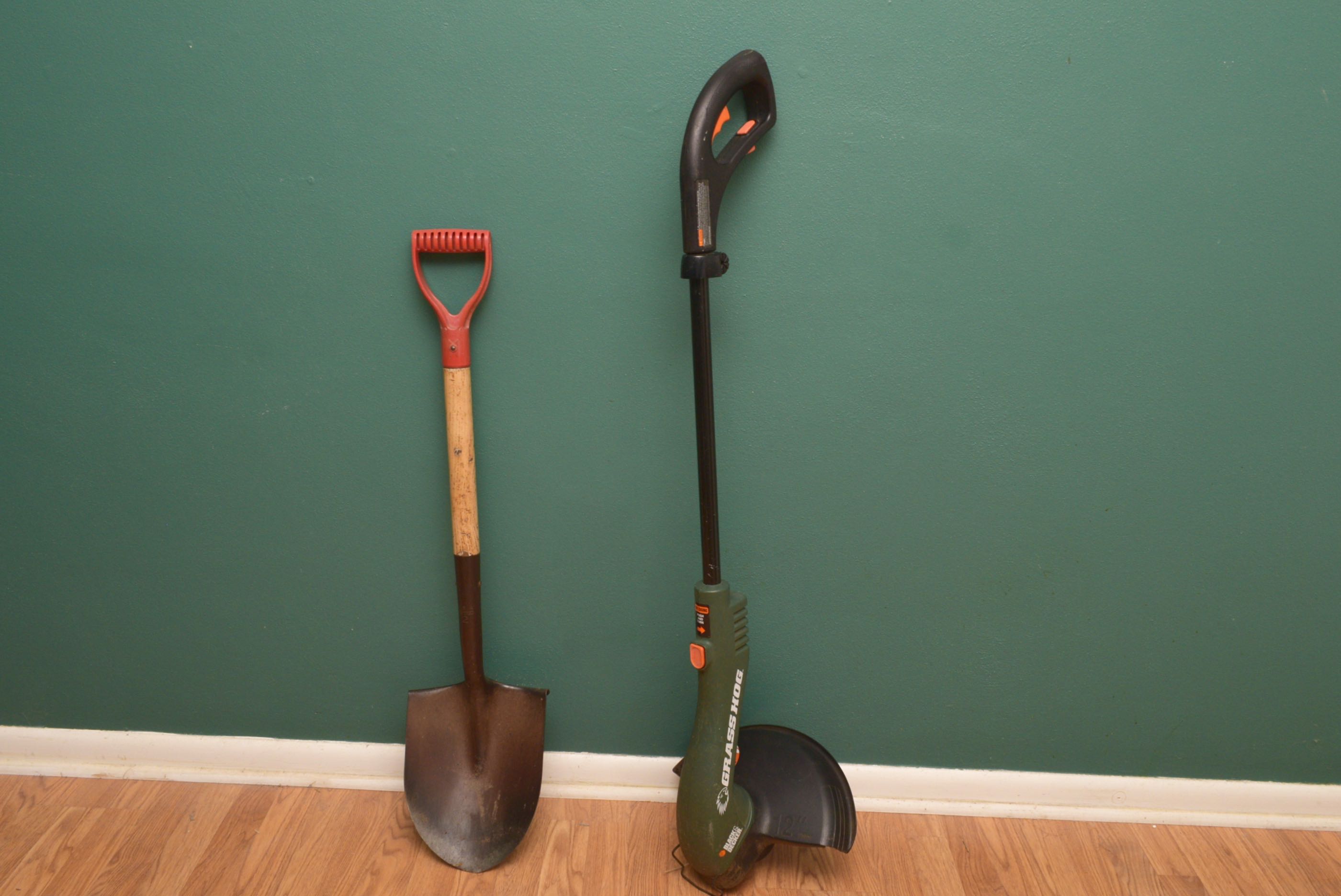 Black and Decker Weed Eater and Shovel