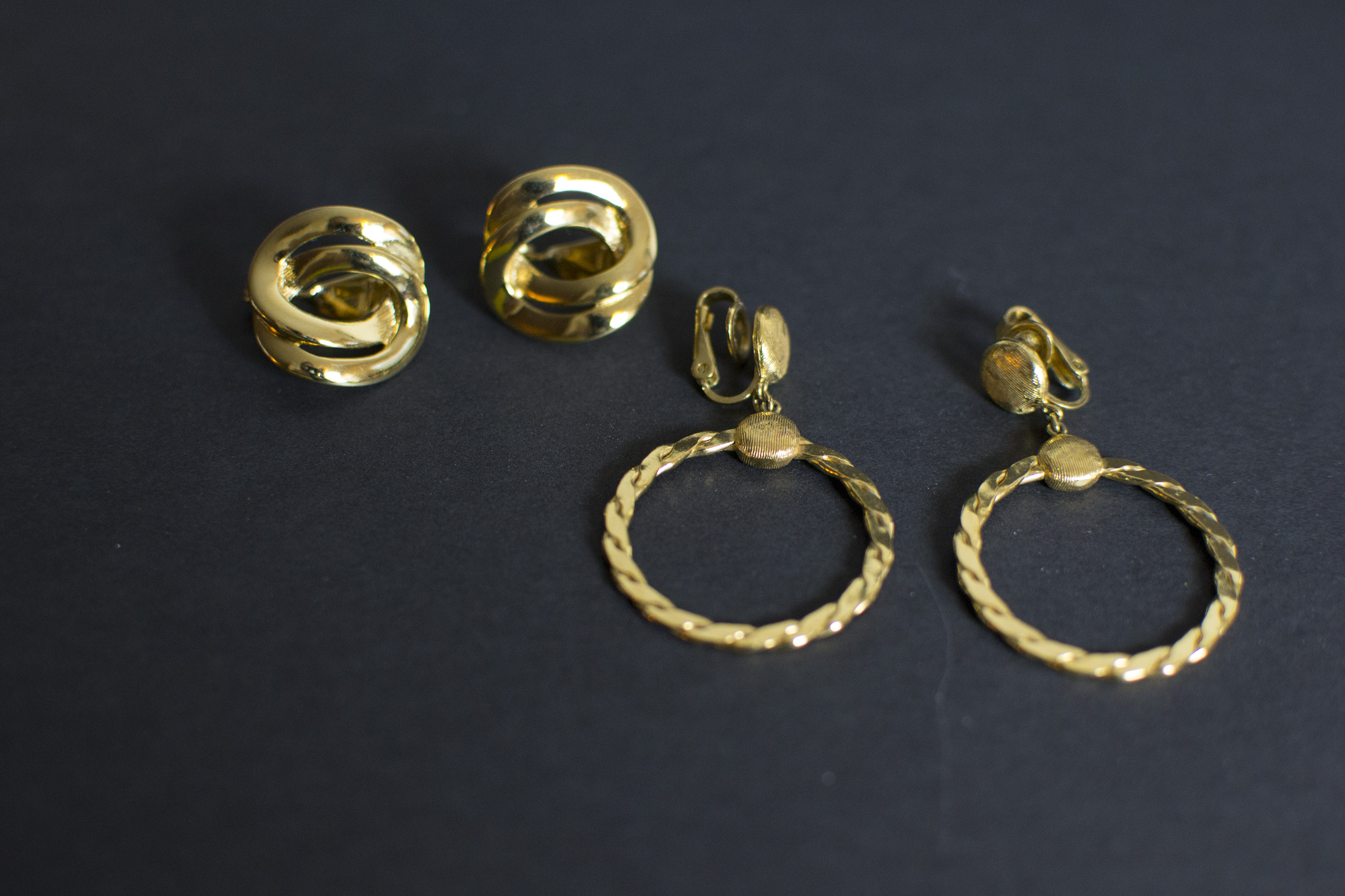 Set of Gold Tone Jewelry