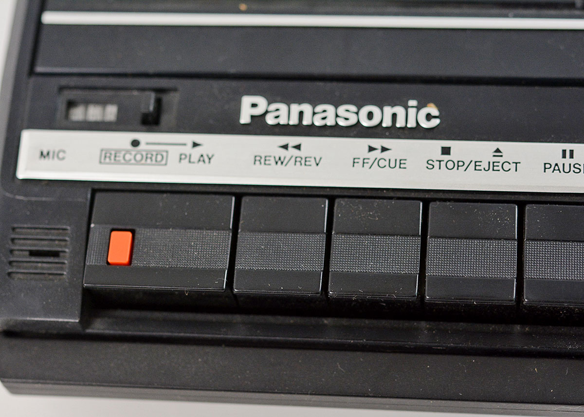 Panasonic Portable Cassette Recorder