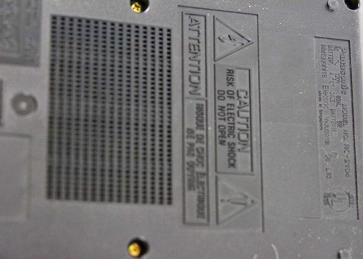 Panasonic Portable Cassette Recorder