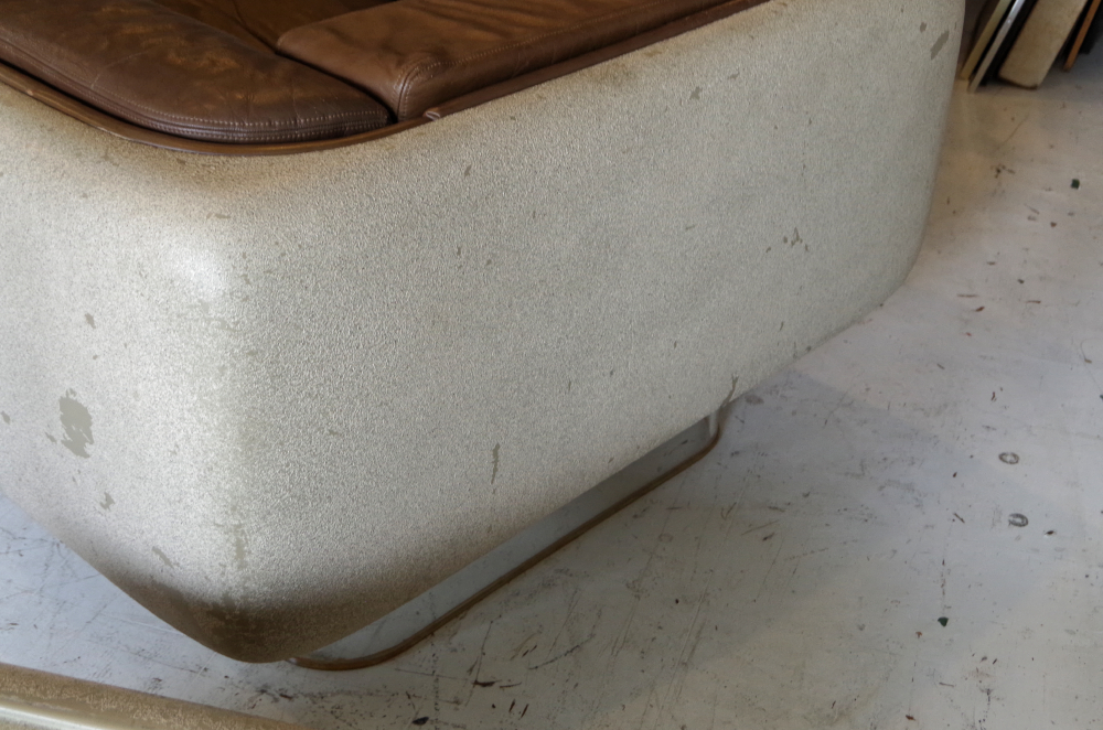 Steelcase 'Soft Seating' Vintage Armchair and Coffee Table