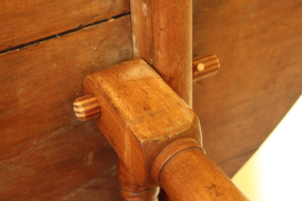 Antique Pine Tilt-Top Chair Table
