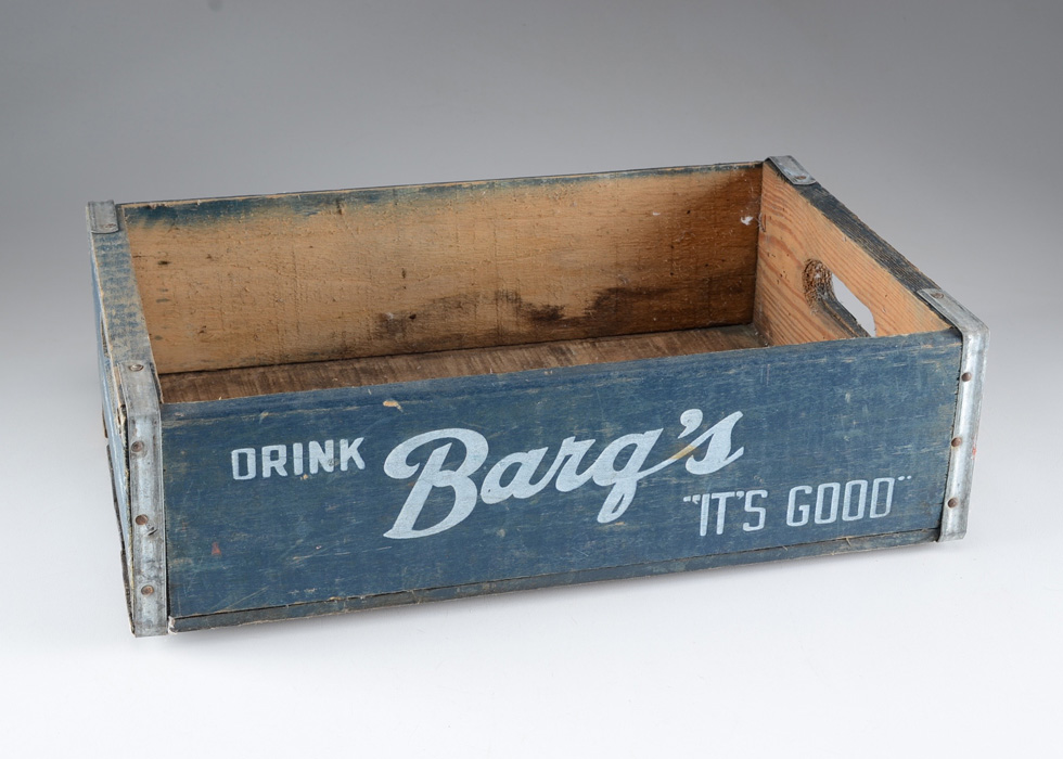 Barq's Root Beer Wooden Crate