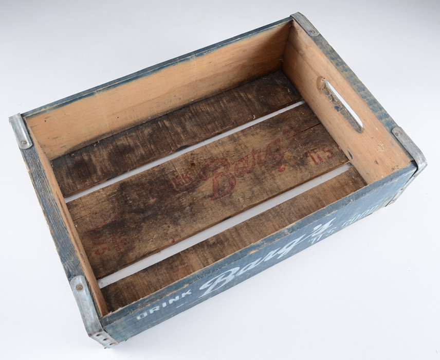 Barq's Root Beer Wooden Crate