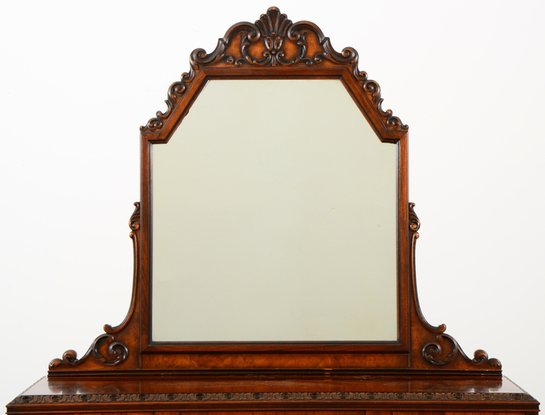 Walnut Carved Dresser by Blackhawk