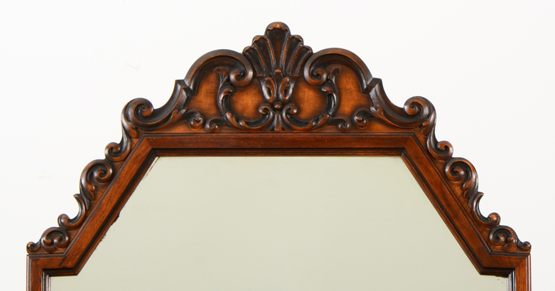 Walnut Carved Dresser by Blackhawk