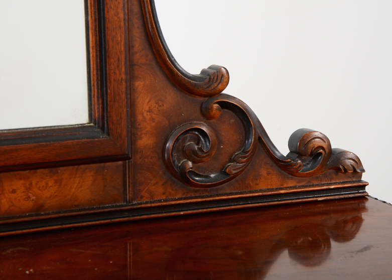 Walnut Carved Dresser by Blackhawk
