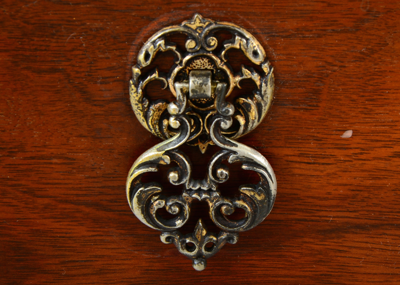 Walnut Carved Dresser by Blackhawk