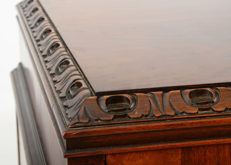 Walnut Carved Dresser by Blackhawk