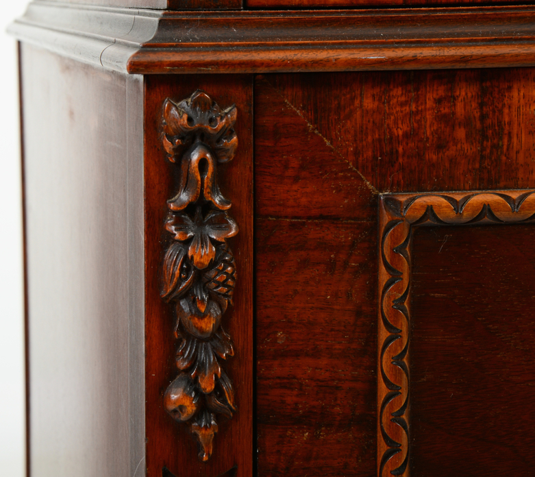 Walnut Carved Dresser by Blackhawk