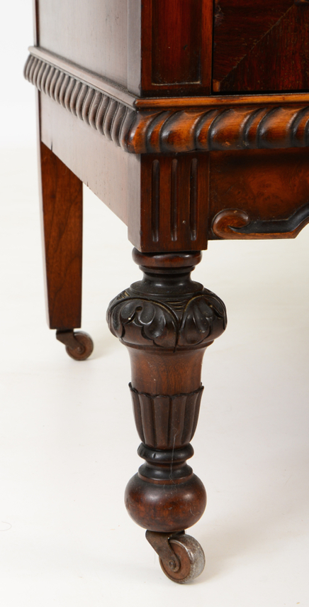 Walnut Carved Dresser by Blackhawk