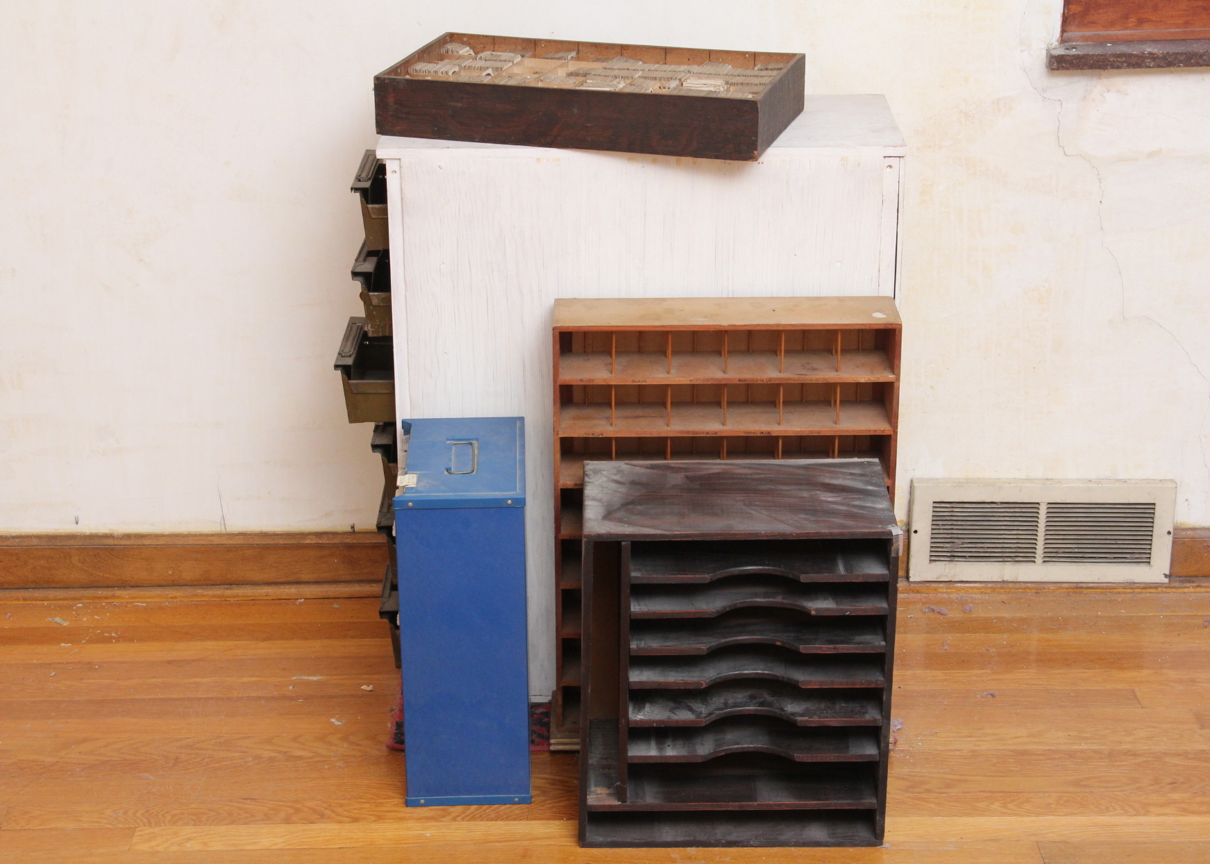 Four Organizational Shelves