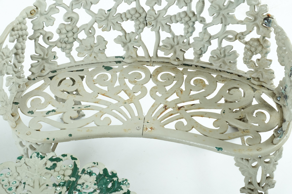 Vintage Cast Iron Patio Furniture Set