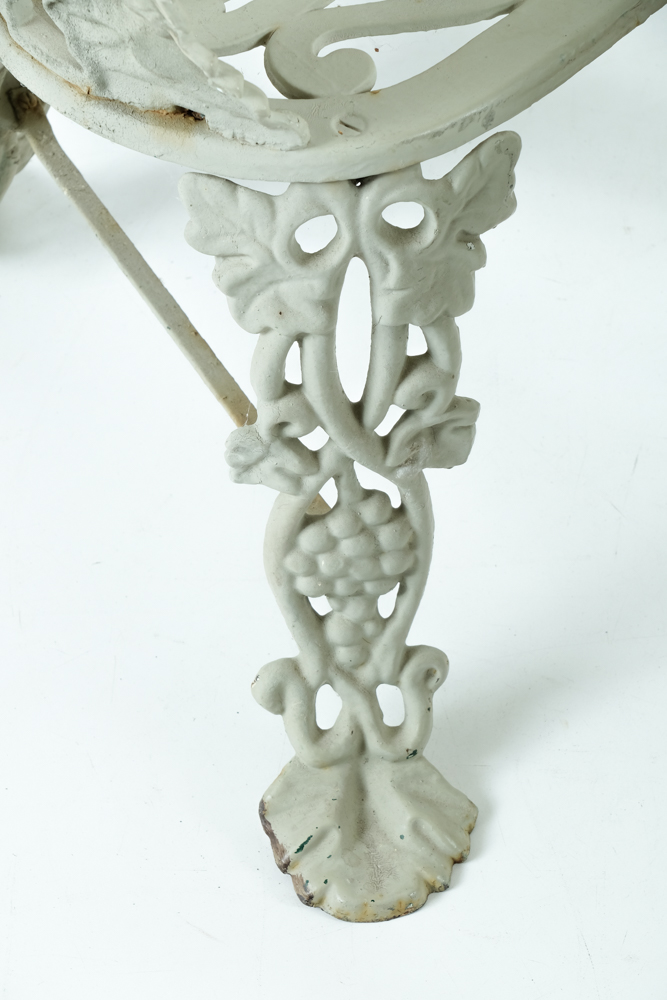 Vintage Cast Iron Patio Furniture Set