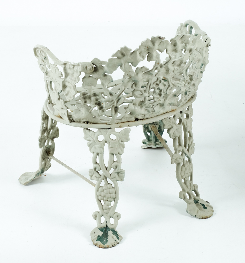 Vintage Cast Iron Patio Furniture Set