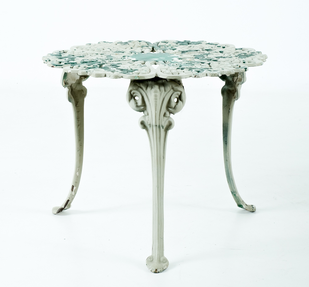 Vintage Cast Iron Patio Furniture Set