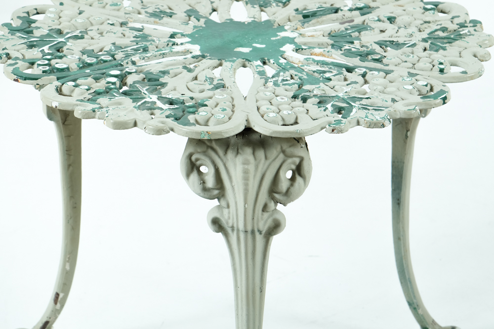 Vintage Cast Iron Patio Furniture Set