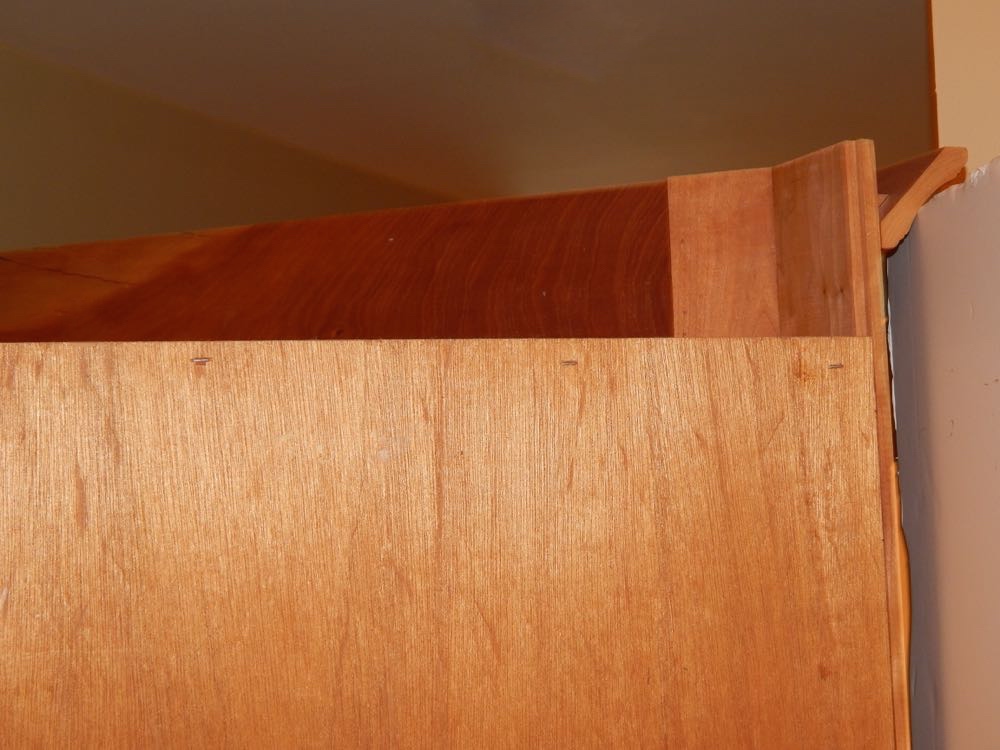 Vintage Solid Cherry Wood Cabinet