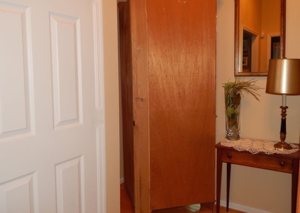 Vintage Solid Cherry Wood Cabinet