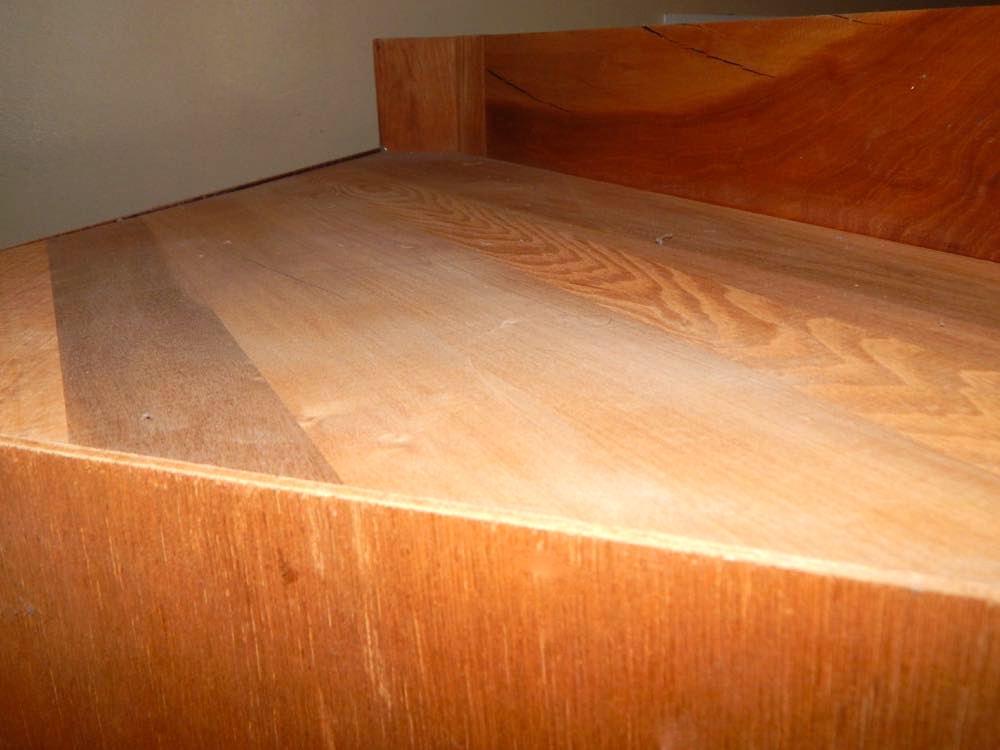 Vintage Solid Cherry Wood Cabinet