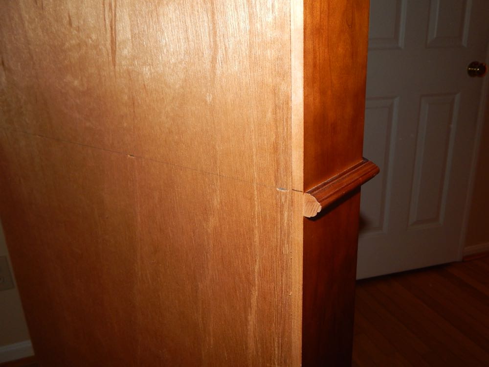 Vintage Solid Cherry Wood Cabinet