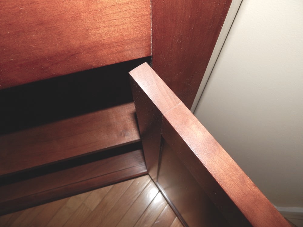 Vintage Solid Cherry Wood Cabinet