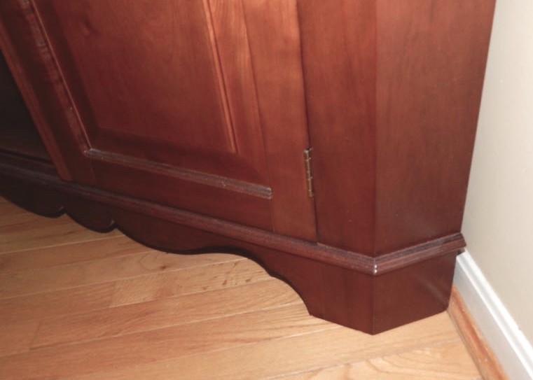 Vintage Solid Cherry Wood Cabinet