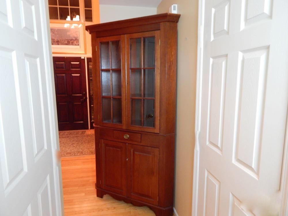 Vintage Solid Cherry Wood Cabinet