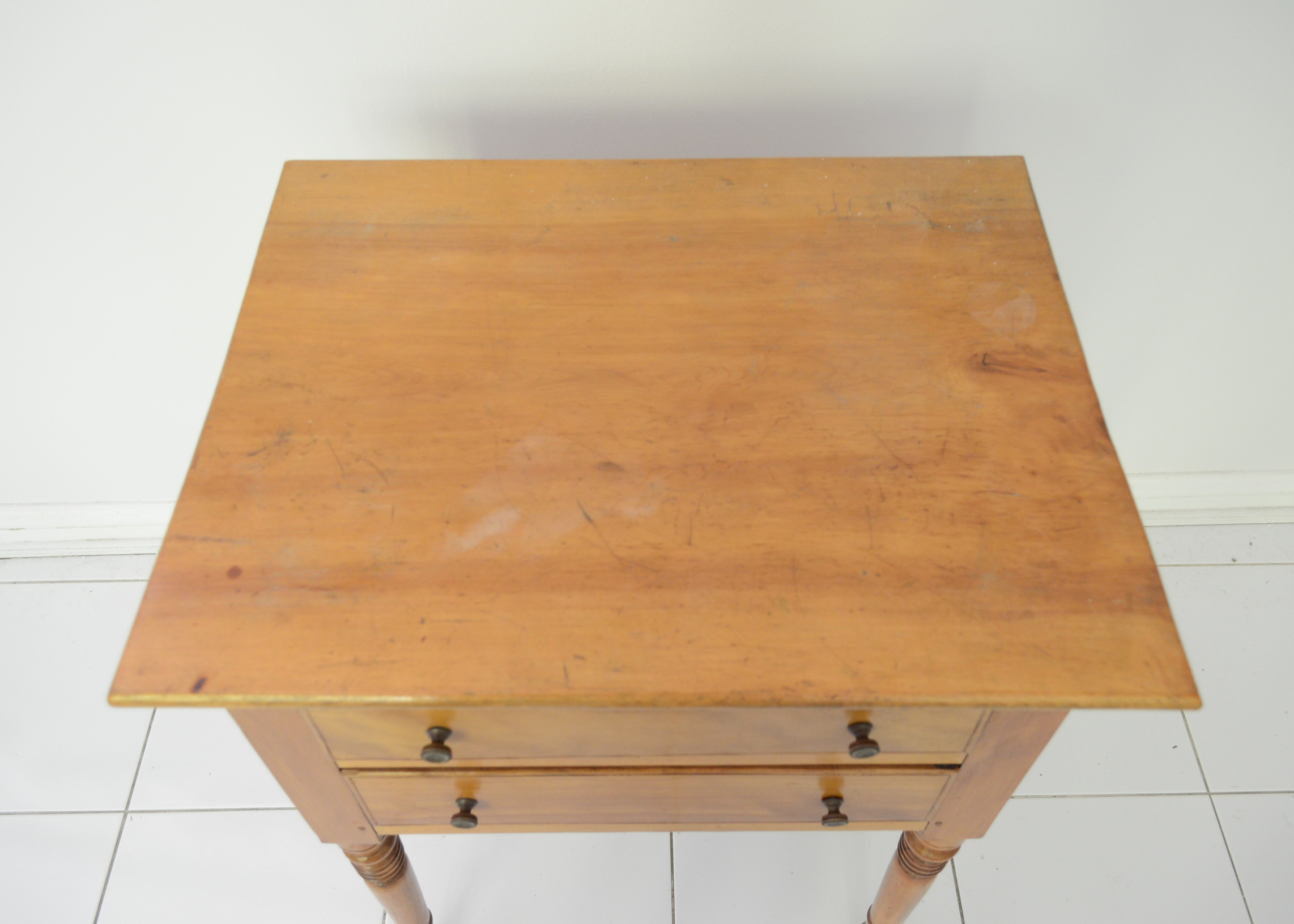 Antique Colonial End Table