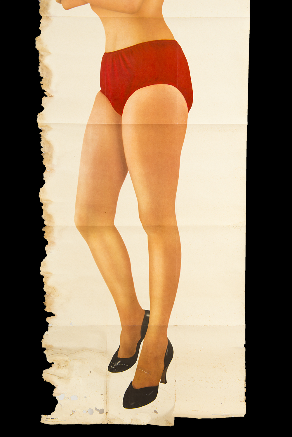 Vintage Jayne Mansfield Door Poster