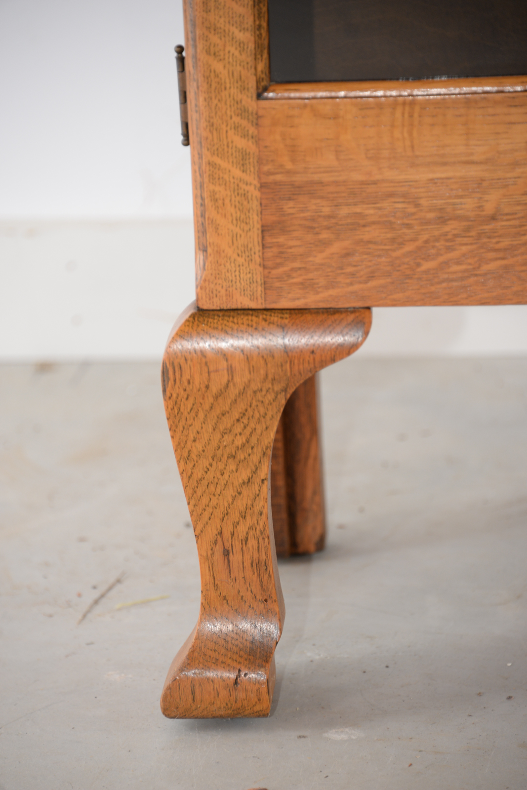 Antique Oak Side by Side Secretary Bookcase