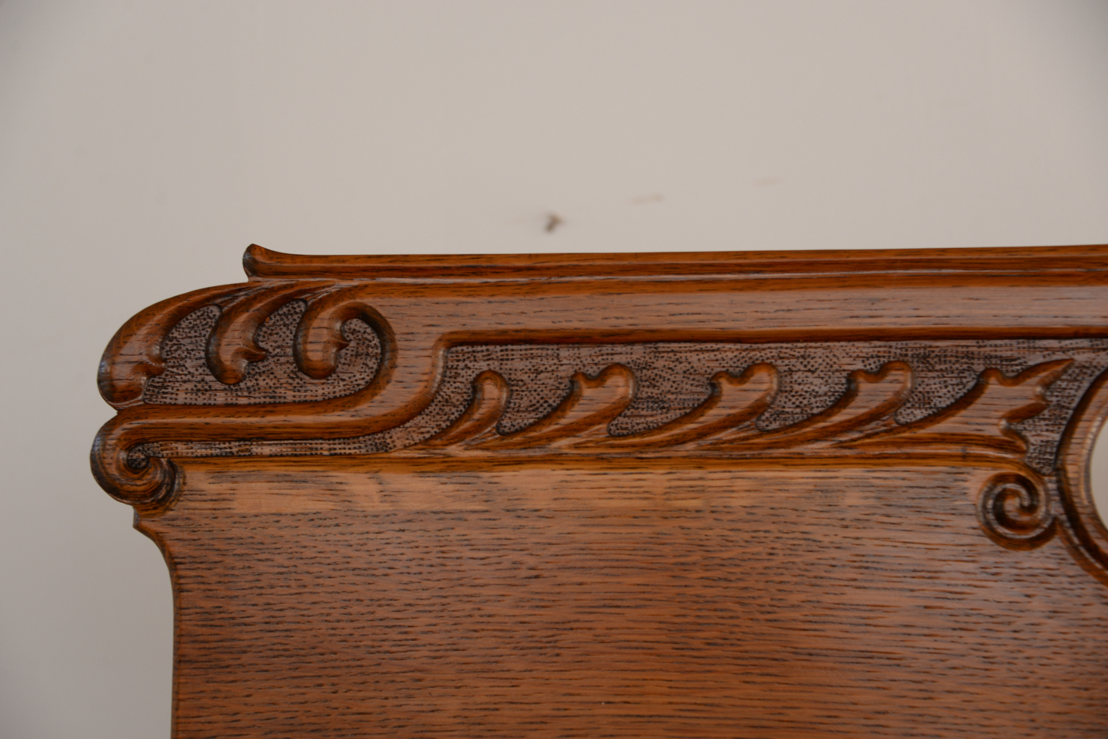 Antique Oak Side by Side Secretary Bookcase