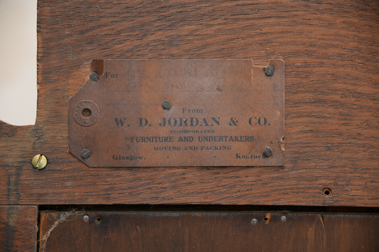 Antique Oak Side by Side Secretary Bookcase