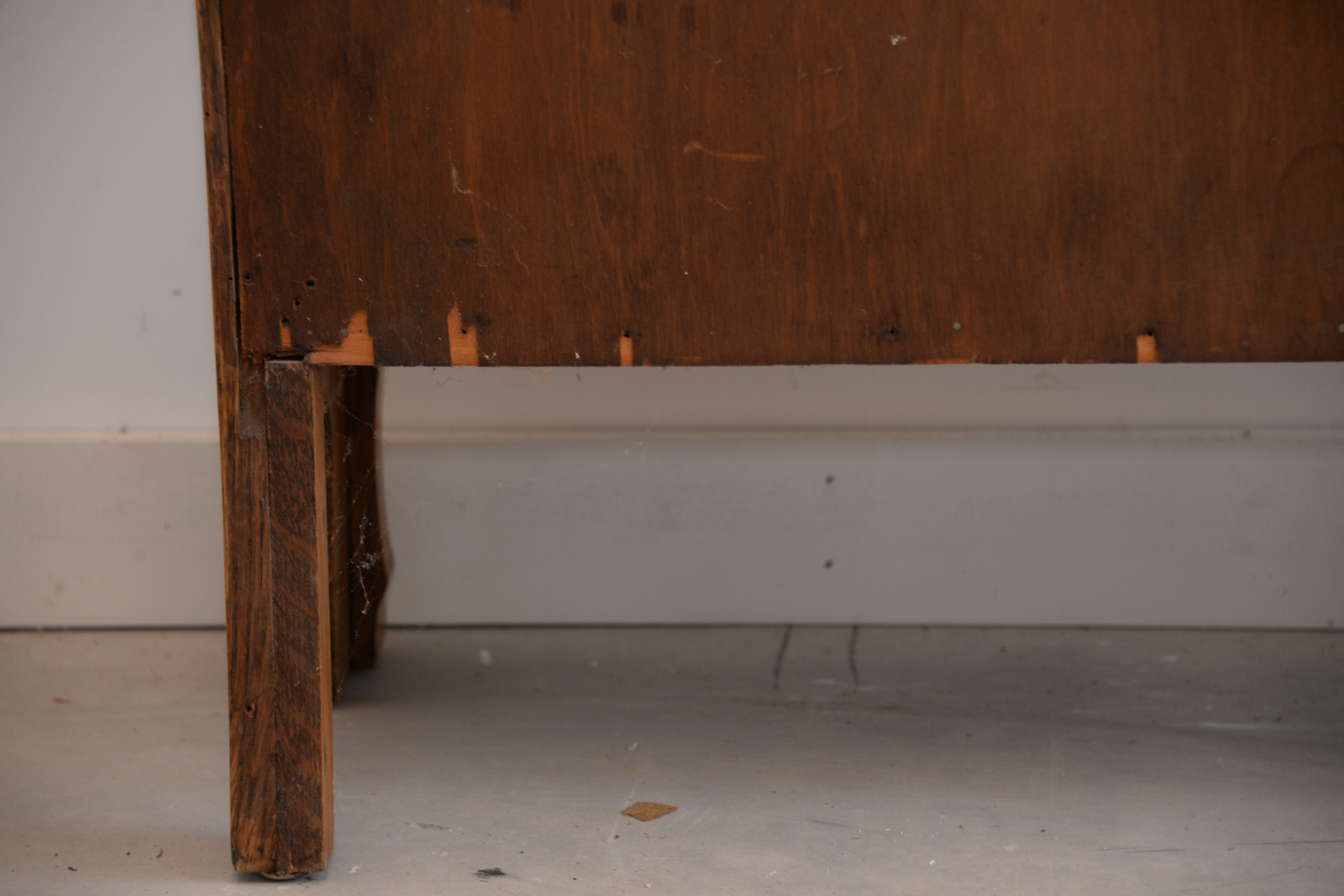 Antique Oak Side by Side Secretary Bookcase