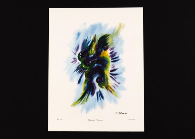 Shirley Mason "Aquatic Forms # 1" L/E Offset Lithograph