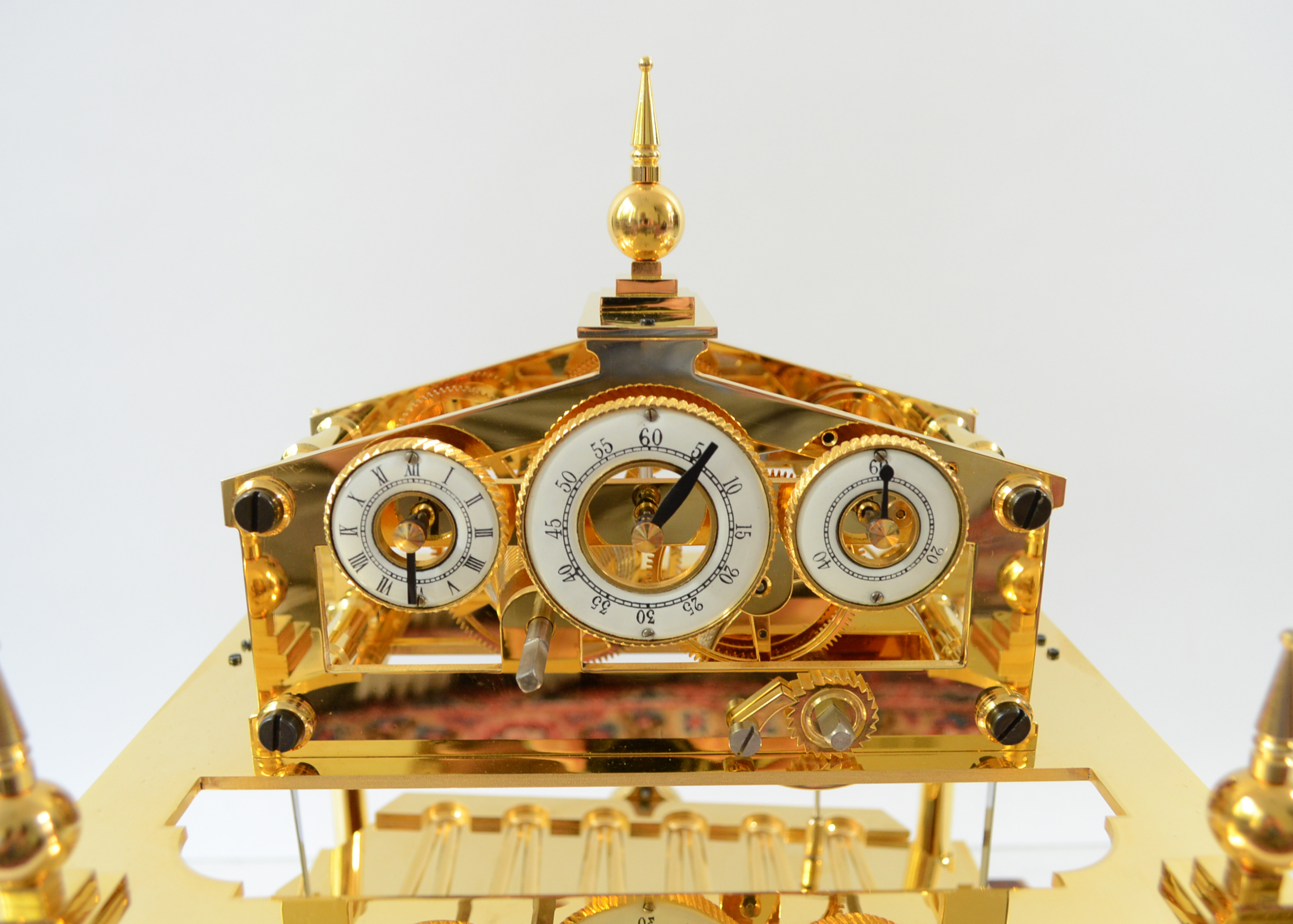 Gold Plated Congreve Rolling Ball Clock